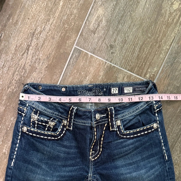 Miss Me Dark Blue Bootcut Jeans - Picture 6 of 10